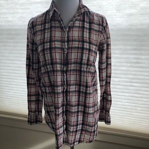 Joe Fresh Fitted Plaid Button Down